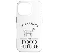 Pas d'agriculteurs, Pas de Nourriture, Pas d'avenir (Goat Graphic) Coque pour iPhone 16 Pro