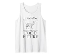 Pas d'agriculteurs, Pas de Nourriture, Pas d'avenir (Goat Graphic) Débardeur