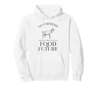 Pas d'agriculteurs, Pas de Nourriture, Pas d'avenir (Goat Graphic) Sweat à Capuche