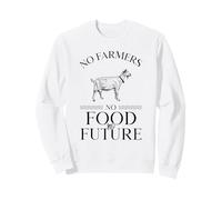 Pas d'agriculteurs, Pas de Nourriture, Pas d'avenir (Goat Graphic) Sweatshirt