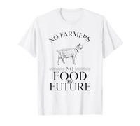 Pas d'agriculteurs, Pas de Nourriture, Pas d'avenir (Goat Graphic) T-Shirt