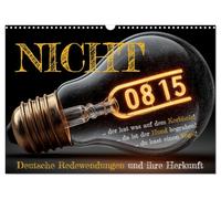 Pas de 08/15 - Les expressions allemandes et leur origine, Version française (Calendrier mural 2026 DIN A3 portrait), Calendrier CALVENDO mensuel