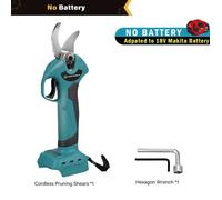 Pas de batterie - Sécateur électrique sans balais pour Makita, ciseaux sans fil, sécateur de bonsaï, coupe-br
