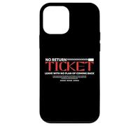 Pas de Billet Aller-Retour - Urban Typography Streetwear Coque pour iPhone 12 Mini