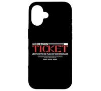 Pas de Billet Aller-Retour - Urban Typography Streetwear Coque pour iPhone 16