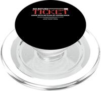 Pas de Billet Aller-Retour - Urban Typography Streetwear PopSockets PopGrip pour MagSafe