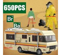 Pas De Boîte De Coute Au Dés - Bloc De Construction En Brique, Jouet Technique, Pour Le Drame Américain, Breaking Bad Los Pollos Potter, Blanc, Pinkman, Laboratoire De Cuisine, Rv, Ville, Horizon