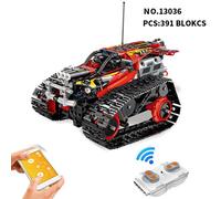 Pas De Boîte D'origine - Blocs De Construction Télécommandés App Rc, Véhicule De Cascade Sur Chenilles, Ville Camion Hors Route, Briques, Jouets D'assemblage Pour Enfants, Cadeaux