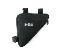 Pas De Bouteille Noire - Pochette De Vélo Triangulaire Étanche, Pochette Pour Bouteille D'eau, Sacs De Cadre Avant De Bicyclette, Pochette De Selle, Accessoires De Cyclisme Vtt Rr7349