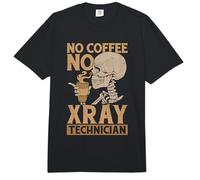 Pas de café, Pas de radiographe, Amateur de café, Technicien en radiographie Comfort Colors Adult Heavyweight T-Shirt