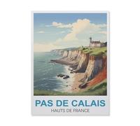 Pas-de-Calais Hauts-de-France，1000 Pièces Puzzles Jeu De Famille Jouet Jeu Éducatif Anti-Stress Défi Difficile Puzzle pour Enfants（50x70cm）-GM60