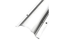 Pas de Canal de perçage, Couvercle de Cordon, câble Demi-Rond, Canal de Gestion en Acier Inoxydable, évitant efficacement Les Risques de sécurité(40 Cables)