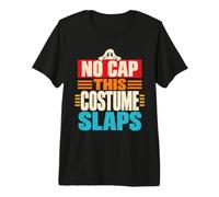 Pas de Casquette, ce Costume gifle Un drôle de fantôme de la génération Z d'halloween T-Shirt Haut de Gamme