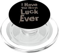 Pas de Chance, Mon frère envoie des textos à des Gens drôles. J'Ai la Pire Chance de ma Vie PopSockets PopGrip pour MagSafe