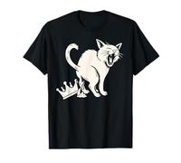 Pas de chat en chemise de roi depuis 1776 en Amérique lors d'une manifestation patriotique T-Shirt