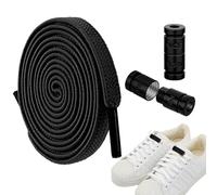 Pas de cordons de cravate, lacets plats élastiques, lacets plats, chaussures de sport, pointes, chaussures de randonnée, lacets longs, sans cravate, dentelle élastique, dentelle paresseuse, chaussures