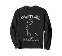 Pas de Course à Pied Aujourd'hui, Stickman Kicks Can Sweatshirt