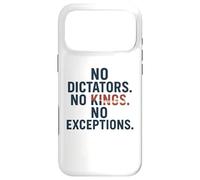Pas de dictateurs, Pas de Rois - Défendez la démocratie Coque pour iPhone 17 Pro Max