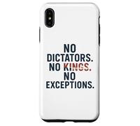 Pas de dictateurs, Pas de Rois - Défendez la démocratie Coque pour iPhone XS Max