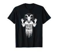 Pas de Dieux, Pas de maîtres, chèvre Occulte, Baphomet, Anarchie T-Shirt