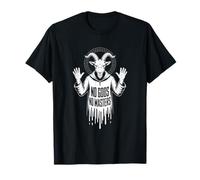 Pas de Dieux, Pas de maîtres, chèvre Occulte, Baphomet, Anarchie T-Shirt