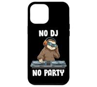 Pas De DJ, Pas De Fête Musique Techno DJ Sloth Rave Coque pour iPhone 12 Pro Max