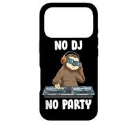 Pas De DJ, Pas De Fête Musique Techno DJ Sloth Rave Coque pour iPhone 17 Pro