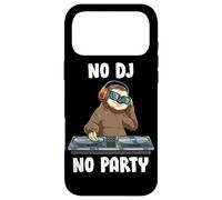 Pas De DJ, Pas De Fête Musique Techno DJ Sloth Rave Coque pour iPhone 17 Pro Max