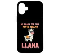 Pas de Drame pour ce Lama de cinquième année Qui Fait Une drôle de rentrée Scolaire Coque pour iPhone 16 Plus