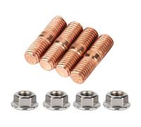 Pas De Filetage De Boulon Professionnel M10x1.50 T3 T4 T6, Kit De Goujon Turbo Haute Résistance, Grade De Bride 8 Écrous Hexagonaux Pour La Fixation Des Collecteurs Turbo