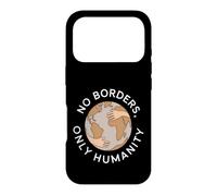 Pas de frontières, Seulement l'humanité, la Paix et l'immigration Coque pour iPhone 17 Pro