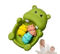 Pas de Jouets de Bain de moisissure, 4 pièces de Jouets flottants, Une activité éducative précoce Facile à l'emprise Facile pour Les Tout-Petits, l'heure du Bain sûr pour Les de 18 m