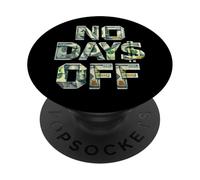 Pas de Jours de congé, Obtenez de l'argent, gagnez de l'argent, Boss, RE, Hustler PopSockets PopGrip Adhésif