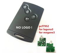 Pas de LOGO! Carte de clé télécommande à 4 boutons, 5 pièces/lot, 433MHz ID46-PCF7952, entrée sans clé pour Renau Megane 3 Laguna 3 Scenic ID46 PCF7952