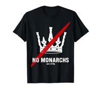 Pas DE MONARQUES EST. 1776 Indépendance américaine, liberté T-Shirt