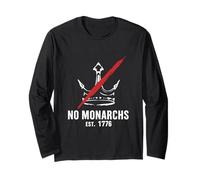 Pas DE MONARQUES EST. 1776 Indépendance, rébellion, liberté Manche Longue