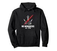 Pas DE MONARQUES EST. 1776 Indépendance, rébellion, liberté Sweat à Capuche