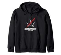 Pas DE MONARQUES EST. 1776 Indépendance, rébellion, liberté Sweat à Capuche