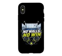 Pas De Murs, Pas De Victoire - Padel Humoristique Coque pour iPhone X/XS