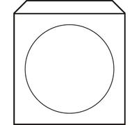 PAS DE NOM Enveloppe papier pourquoi ou DVD avec fenêtre 100 pcs.