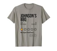 Pas de Nourriture végétalienne Ici BBQ One Star Funny Restaurant Review Meme T-Shirt