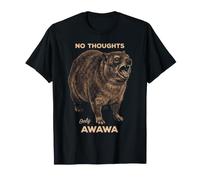 Pas de pensées Seulement Awawa Rock Hyrax Meme T-Shirt