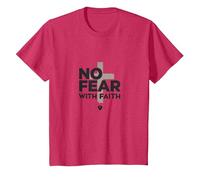 Pas de Peur avec la Foi, la Vie est effrayante sans Jésus Christian T-Shirt