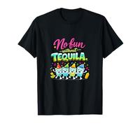 Pas de Plaisir sans Tequila Party Crew Graphic T-Shirt