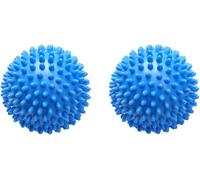 Pas De Produits Chimiques Wash Helper Reutilisable Renque De Laveuse Luiserie Séchante Boules De Tissu Tissu Adoutien Réduisez Le Temps De Séchage Et Économisez Sur L'énergie 2 Pcs - Bleu