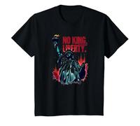 Pas de Roi, Juste la liberté T-Shirt, Enfant, Noir, 10 Ans