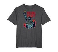 Pas de Roi, Juste la liberté T-Shirt, Homme Grandes Tailles, Chiné Foncé, 5X Tall