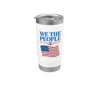 Pas de rois en Amérique, démocratie, nous, le peuple protestons 1776 Gobelet isotherme en acier inoxydable double paroi