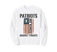 Pas de Rois en Amérique, patriotes Contre tyrans Sweatshirt