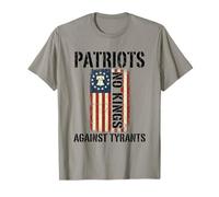 Pas de Rois en Amérique, patriotes Contre tyrans T-Shirt